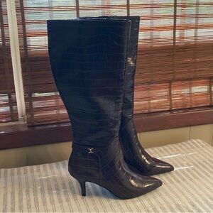 Charter Club Brown Heeled Boots